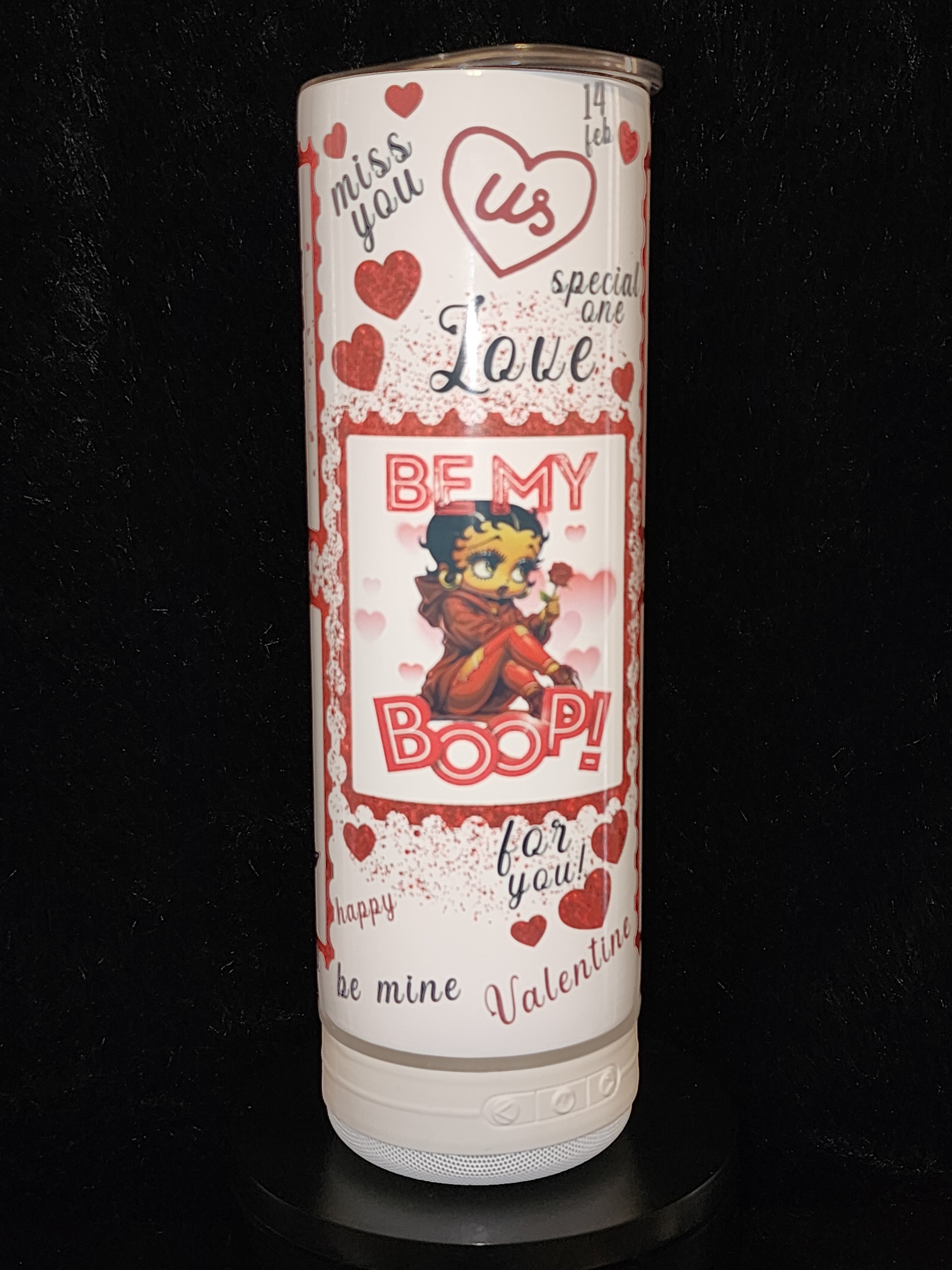 Bluetooth Speaker Tumbler - Betty Boop Heart