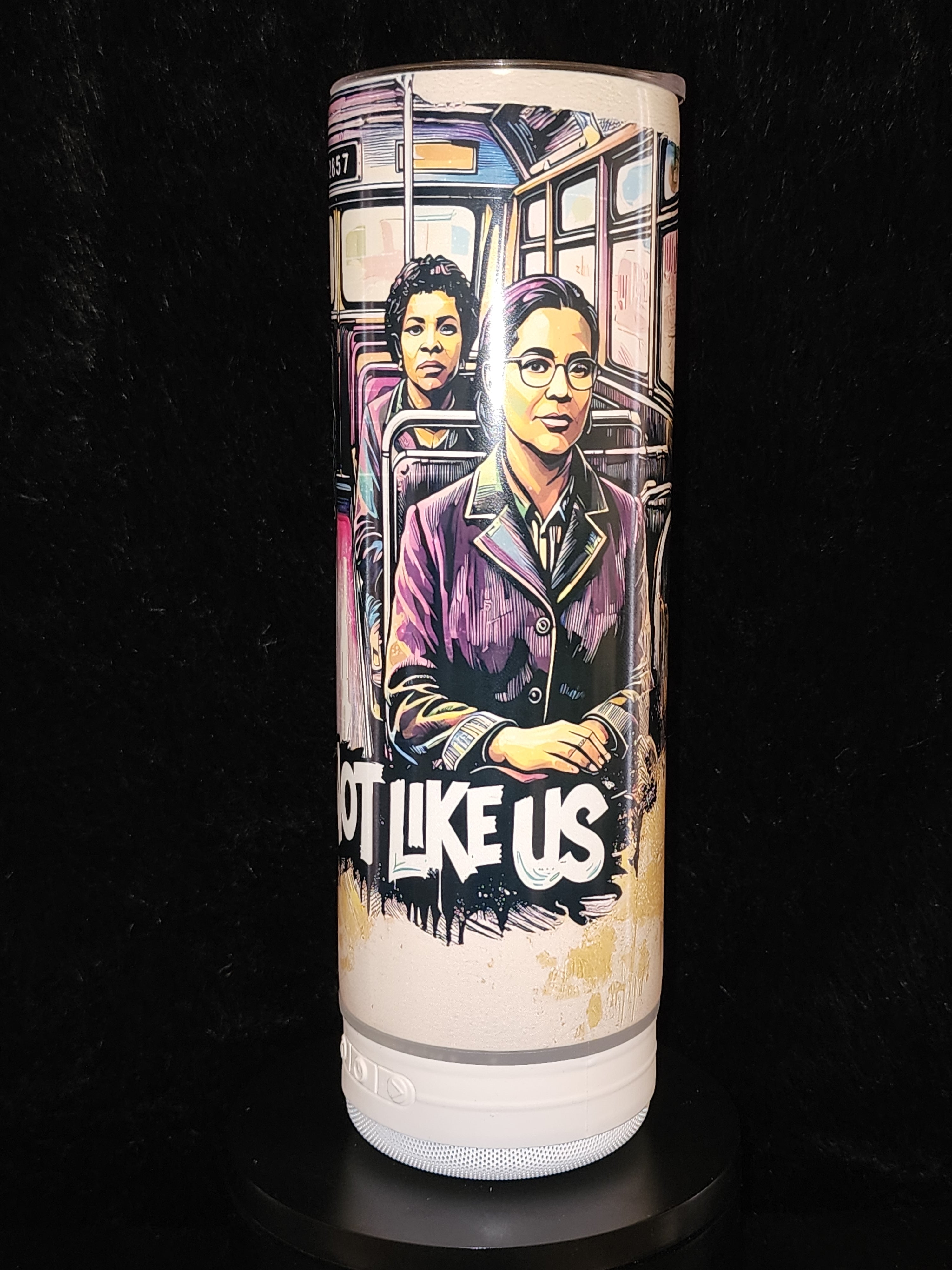 Bluetooth Speaker Tumbler - They Not Like Us Chess