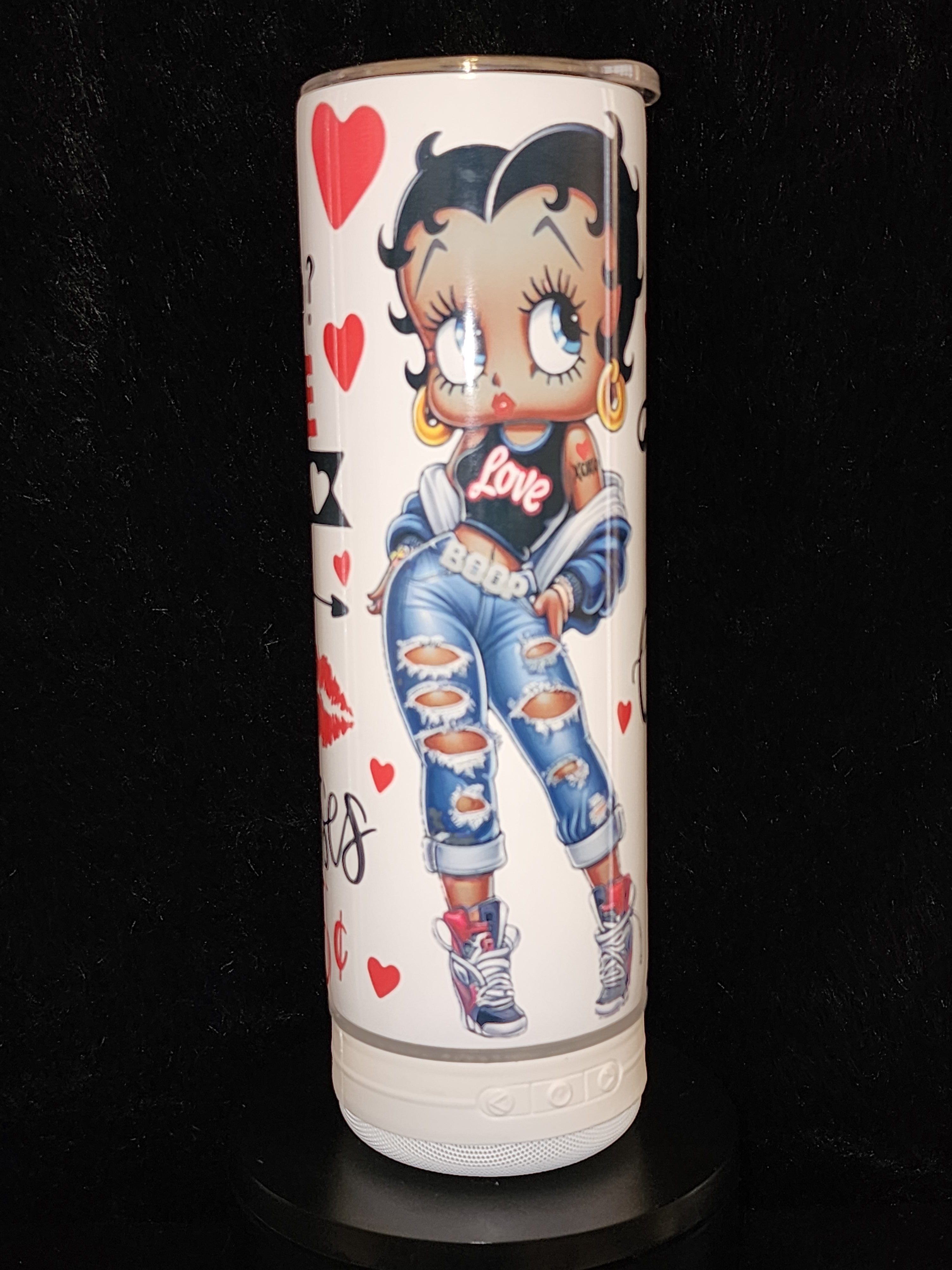 Bluetooth Speaker Tumbler - Watercolor Rose