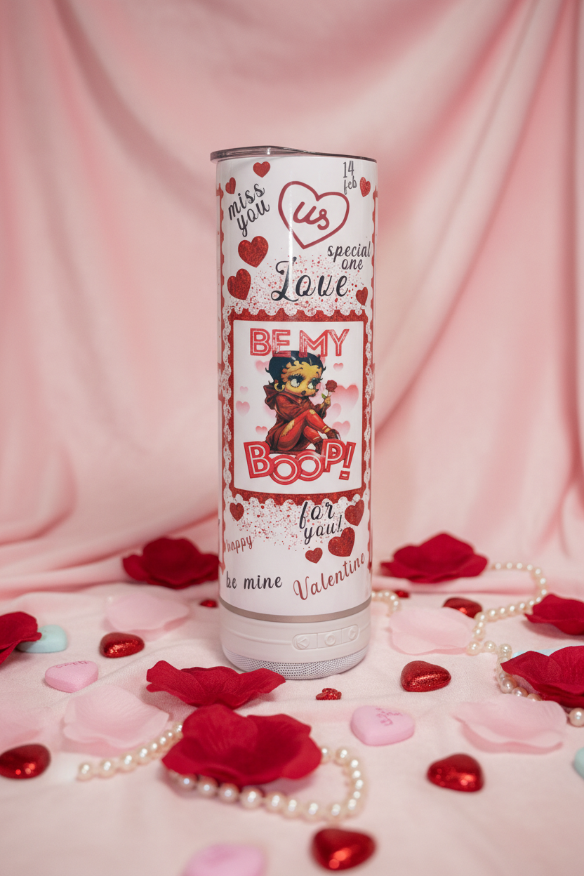 Betty Boop Heart Tumbler