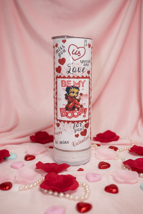 Betty Boop Heart Tumbler