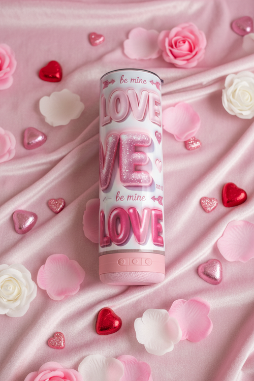 Geometric Hearts Tumbler